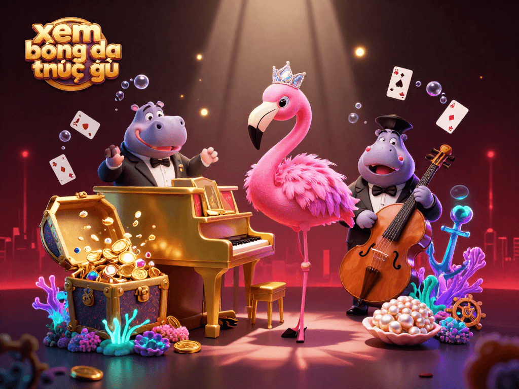 Experience xem bóng đá trực tiếp with vibrant casino elements and professional quality illustration.