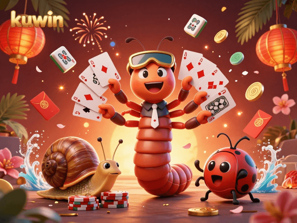 Experience the excitement of kuwin casino with vibrant characters and dynamic gaming elements.
