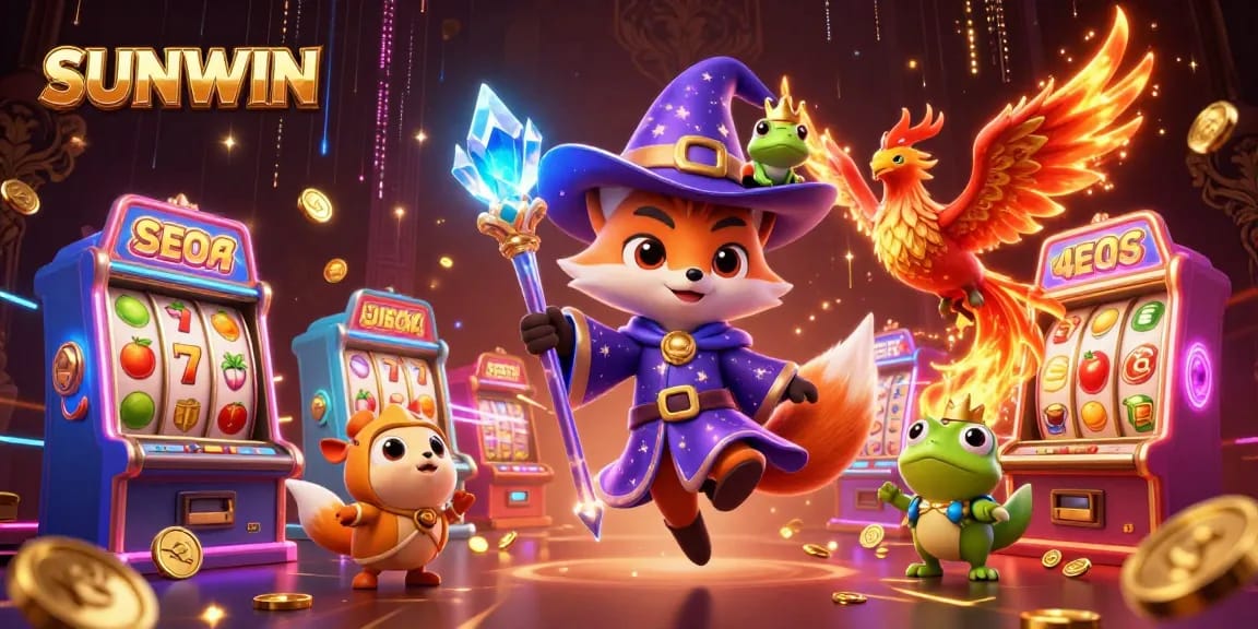 Experience thrilling wins at SUNWIN with vibrant slot games and mystical characters.
