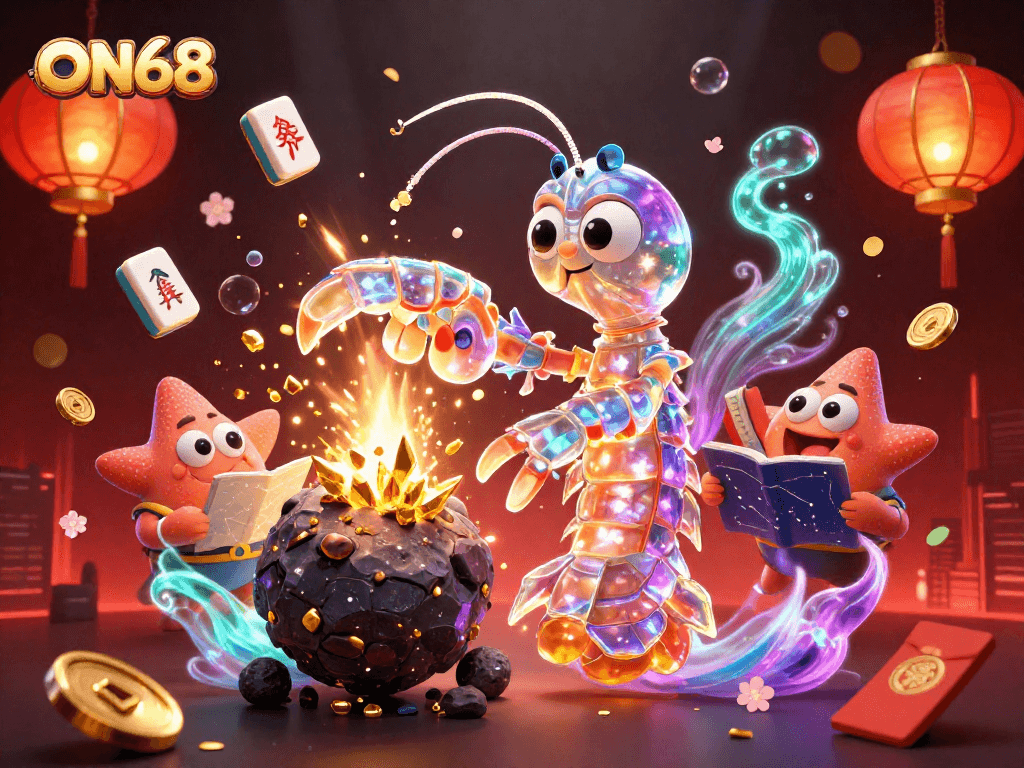 Experience the thrill of winning at ON68 with dazzling gold coins and dynamic gaming elements.