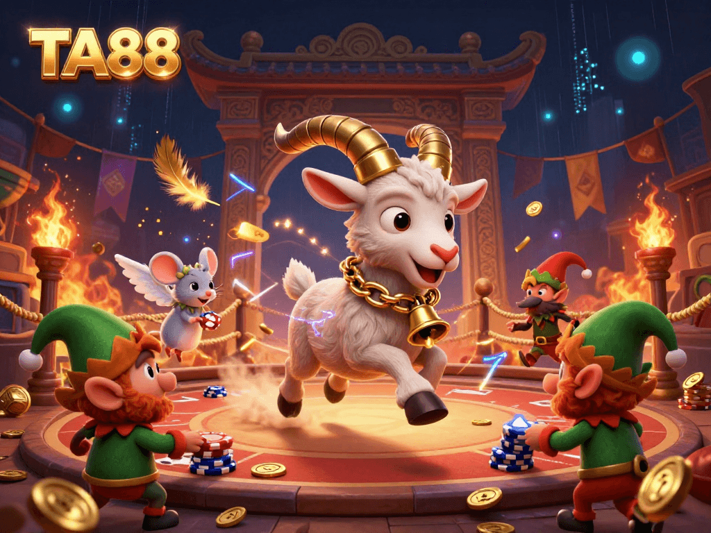 Engage with TA88's holiday-horror casino where Krampus hosts, with elves stealing poker chips.