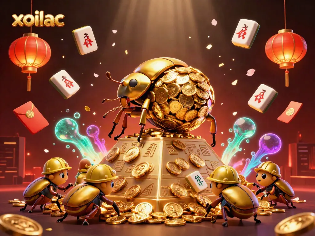 Experience thrilling gaming action with xoilac in a vibrant 3D casino universe filled with rich elements.