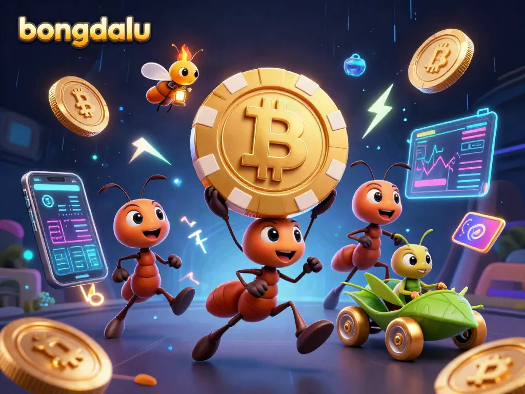 Experience thrilling action as the bongdalu heist unfolds, featuring ants, a firefly, and a grasshopper.