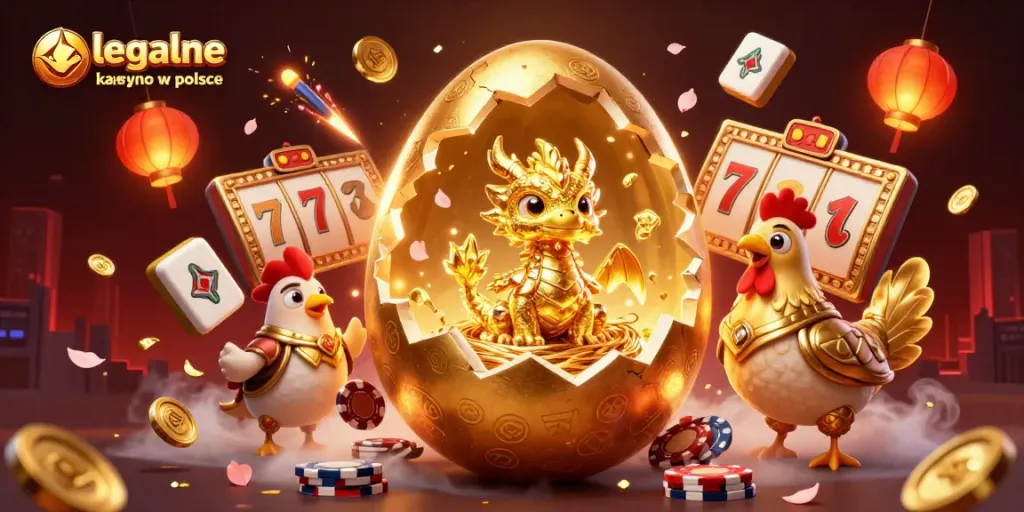 Experience thrilling wins with legalne kasyno online w polsce in a vibrant 3D illustration filled with energy.