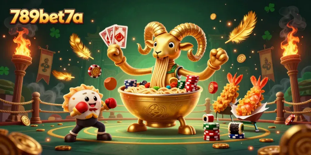Experience thrilling action and vibrant energy at 789bet7a with unique casino characters and dynamic gambling scenes.