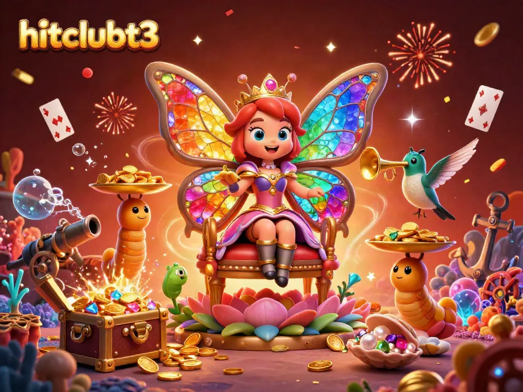 Engage with hitclubt3 in a vibrant 3D world filled with gaming excitement and treasure hunting.