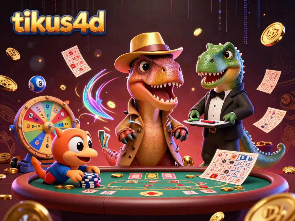 Menghitung kartu di TIKUS4D dengan karakter unik dan elemen togel, menciptakan suasana menarik dan penuh energi.