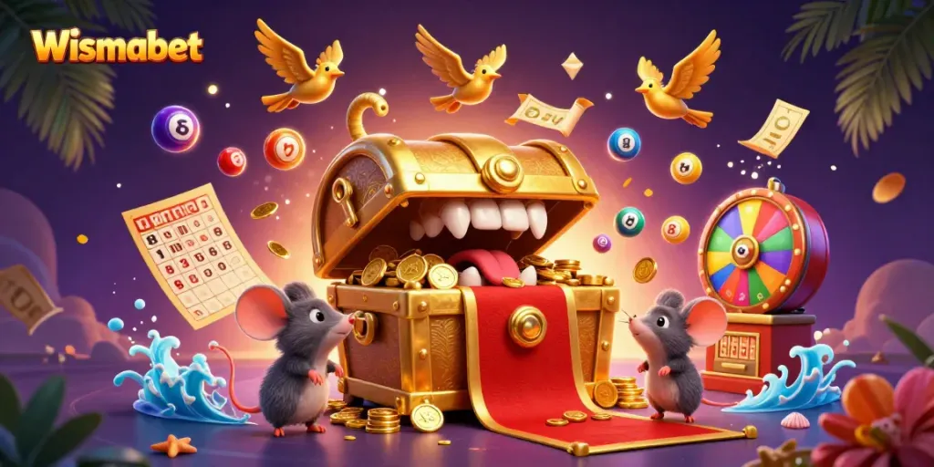 Menangkan hadiah menarik di Wismabet melalui permainan slot dan bingo yang seru.
