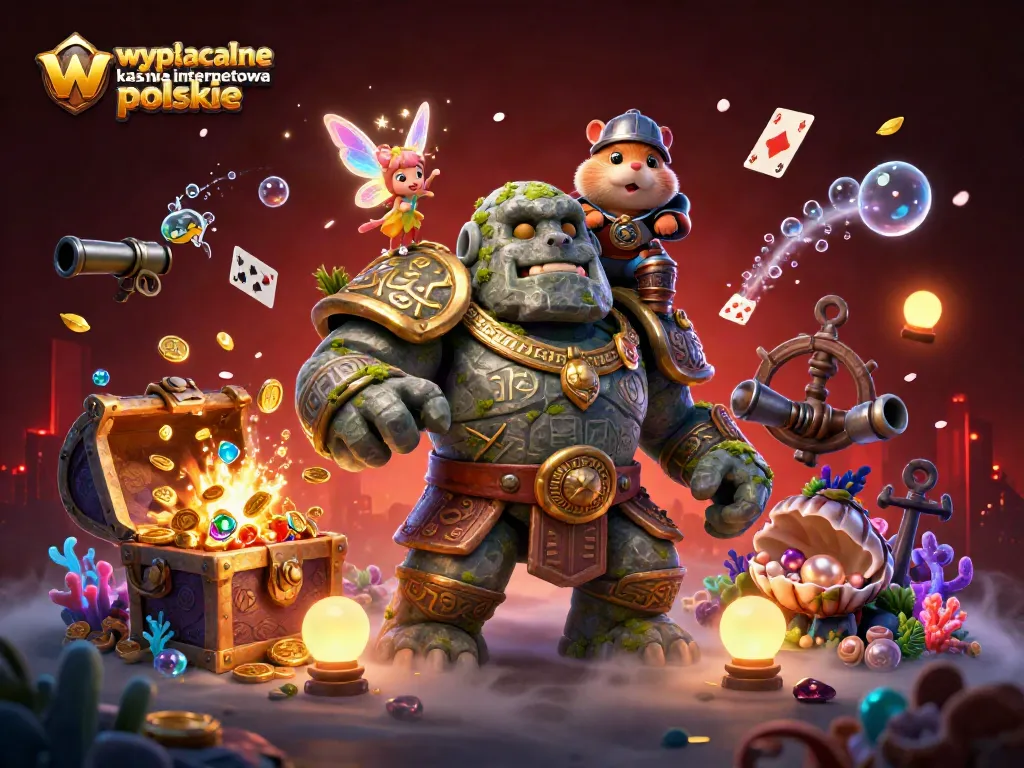 Experience the magic at wypłacalne kasyna internetowe polskie with enchanting characters and casino elements.