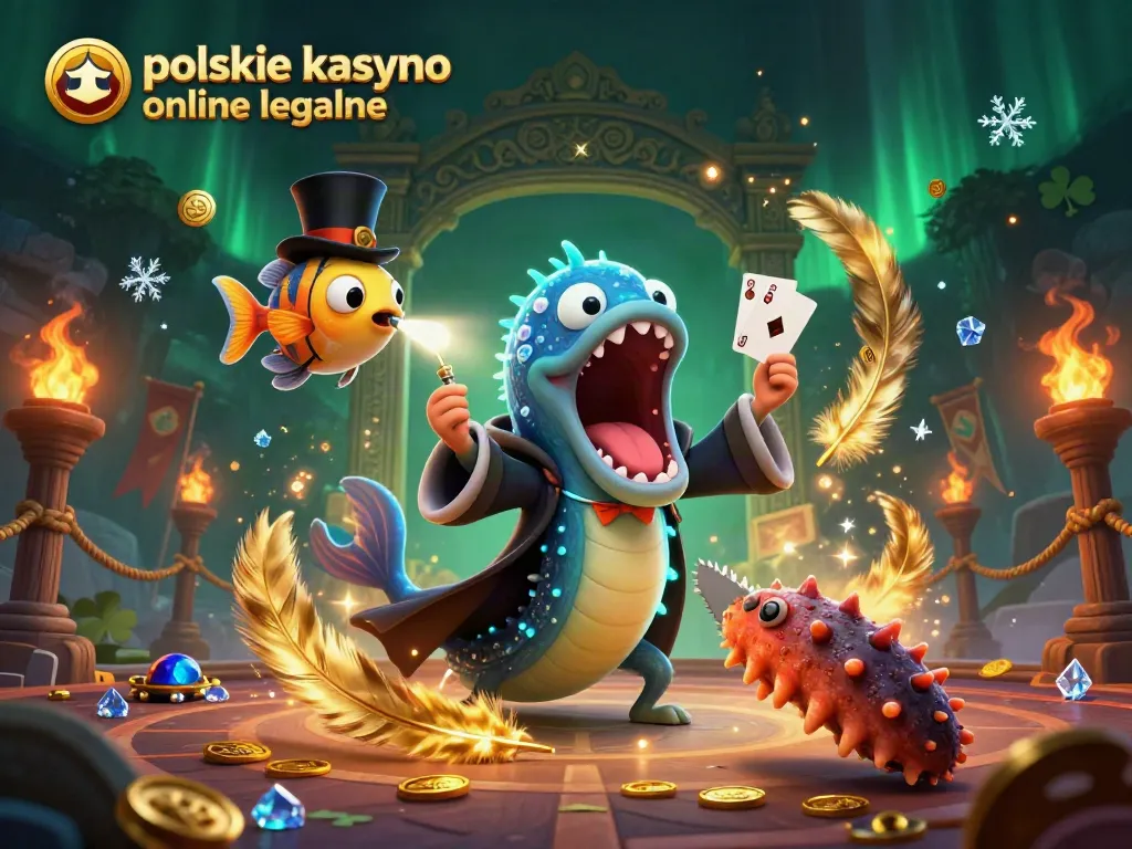 Experience the thrill with polskie kasyno online legalne through magical sea creatures and casino elements.