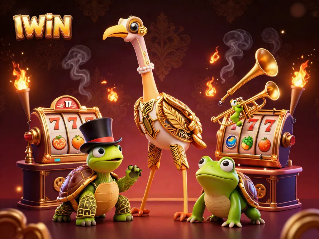 IWIN offers a thrilling experience with vibrant slot reels, lucky symbols, and dynamic winning chances