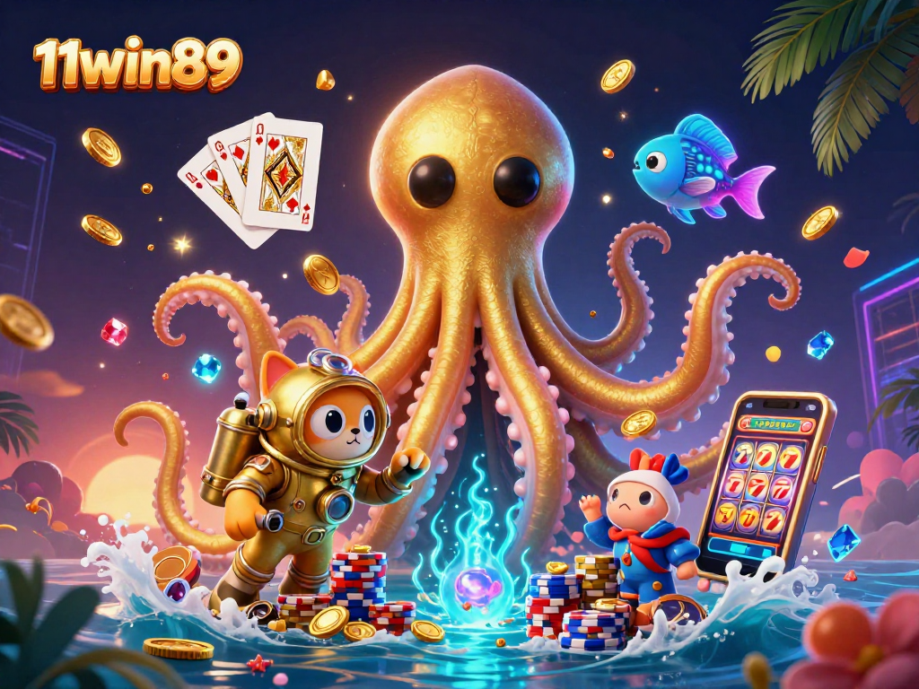 Win big with 11win89 in a vibrant casino world full of dynamic gaming elements!