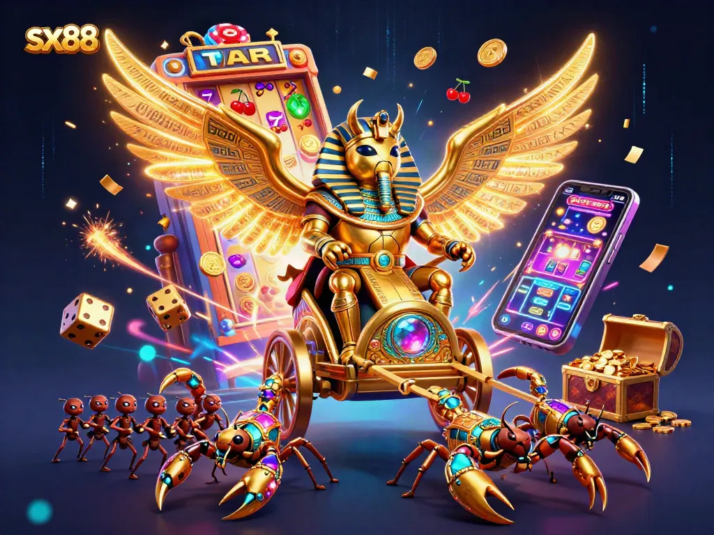Engage with sx88 jackpot excitement through a vivid 3D casino adventure illustration