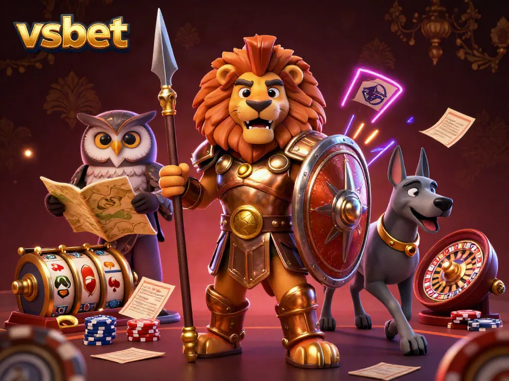 Experience thrilling gameplay with VSBET in this vibrant casino scene featuring rich game elements.