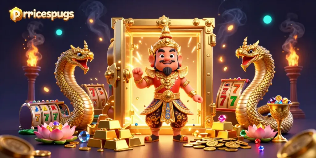 Menangkan jackpot dengan pricespugs dalam ilustrasi kasino yang memukau.